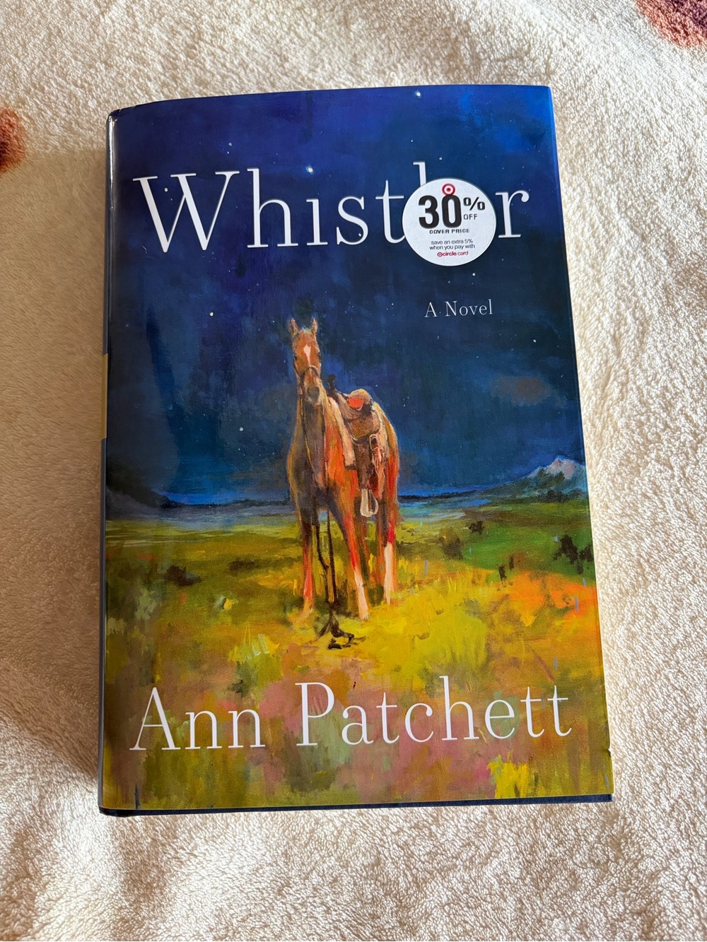 'Whistler' Hardcover Book - By Ann Patchett